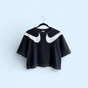 Nike Black Tee with White Stitching